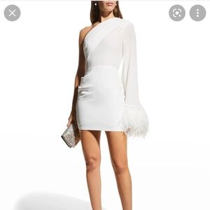 Bronx and banco - fire blanc one shoulder mini